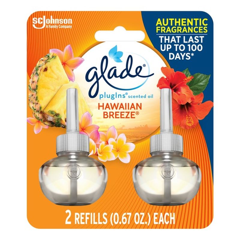 Glade Scented Oil Air Freshener Hawaiian Breeze (1.42 oz) - Instacart