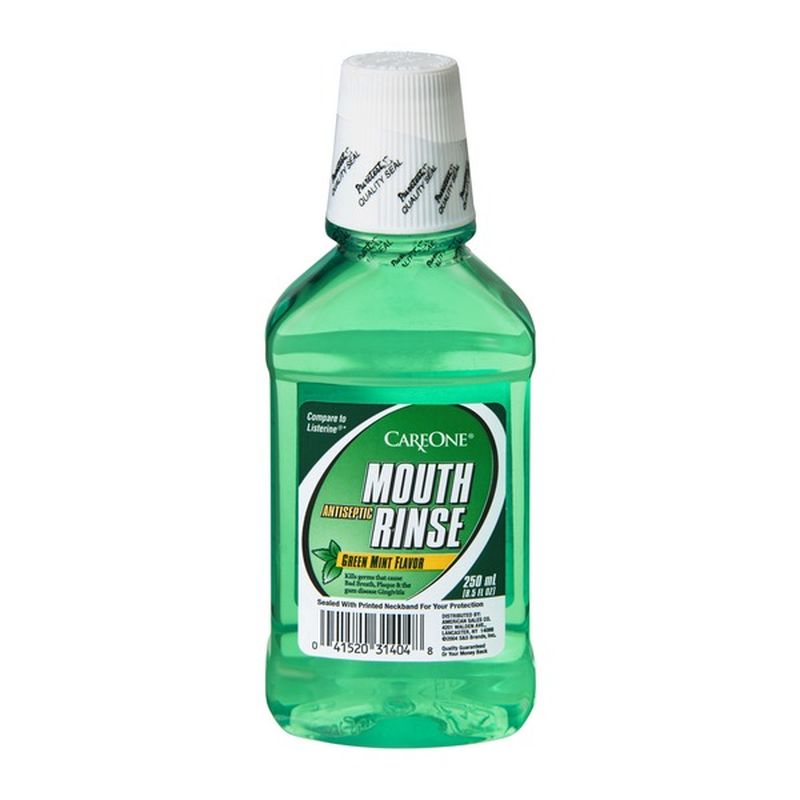 CareOne Antiseptic Mouth Rinse, Green Mint Flavor (8.5 oz) Instacart