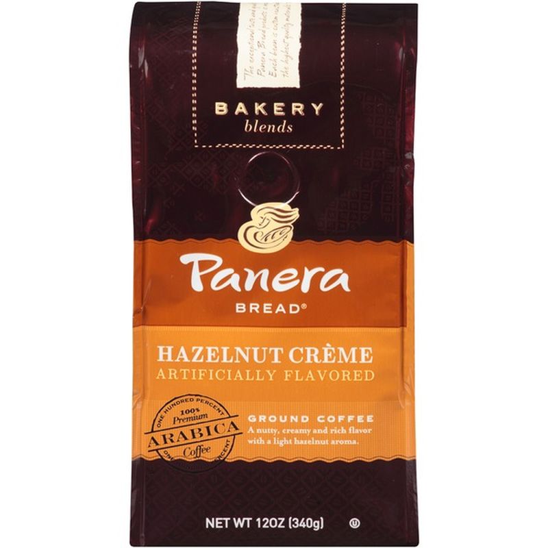 Panera Bakery Blends Hazelnut Creme Ground Coffee (12 oz) Instacart