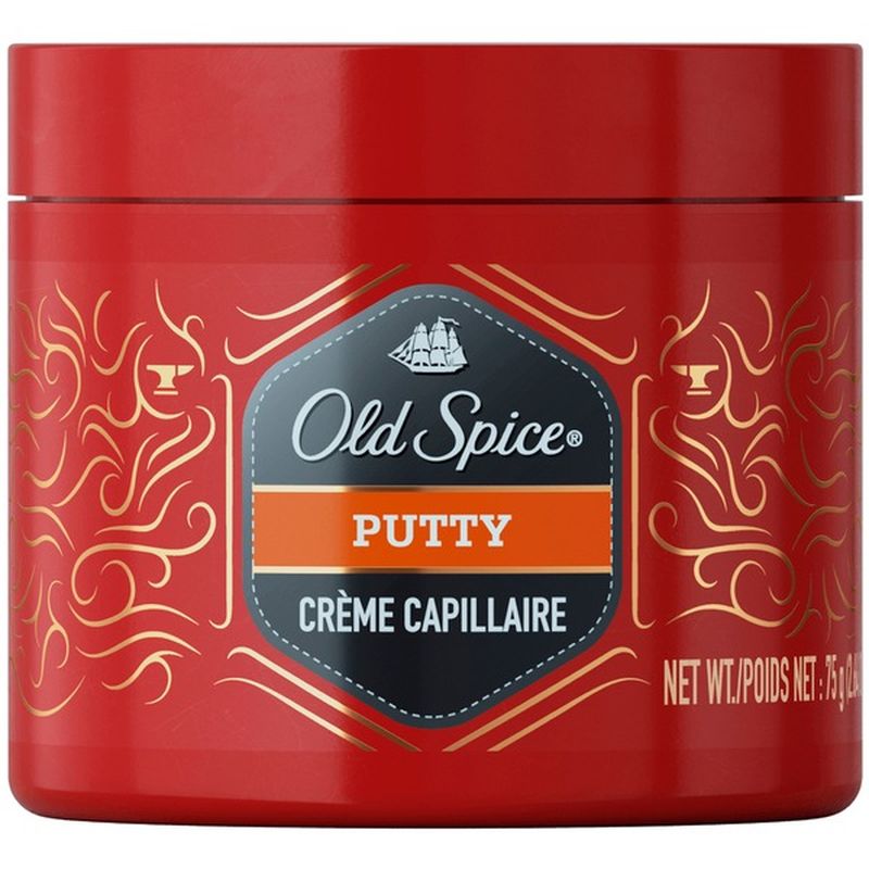 old spice putty leaves white particles