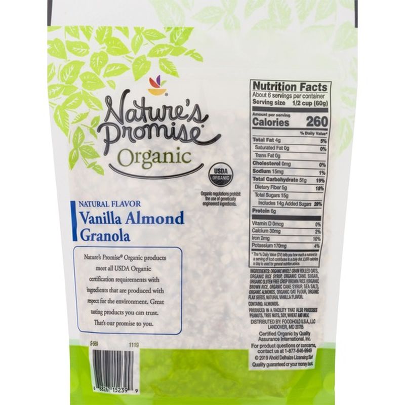 Nature's Promise Granola, Vanilla Almond (12 oz) Instacart