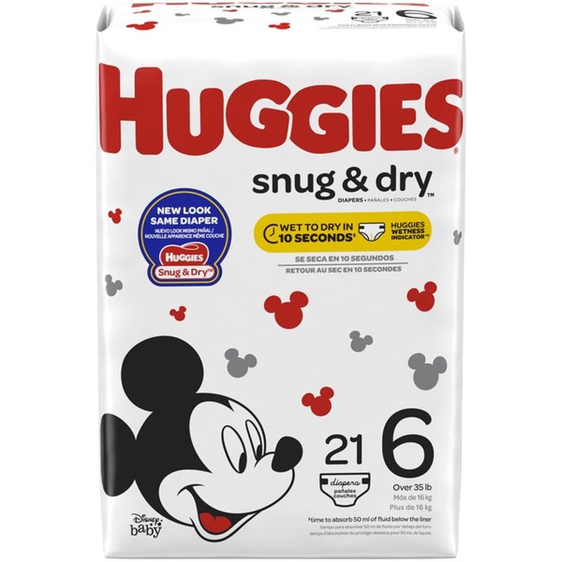 huggies snug & dry diapers size 6