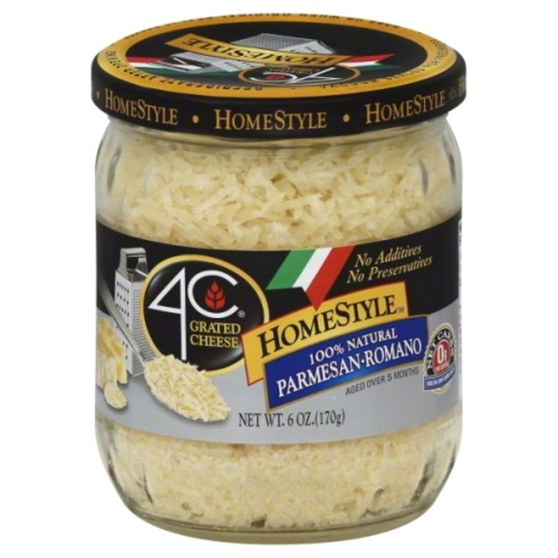 4C Grated Cheese Homestyle All Natural ParmesanRomano (6 oz) from