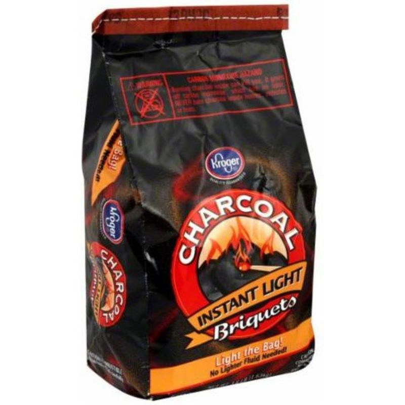 Kroger Ridged Instant Light Charcoal Briquets (3.3 lb) Instacart