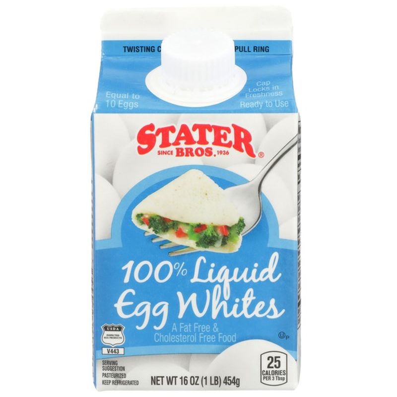 Stater Bros 100 Liquid Egg Whites (16 fl oz) from Stater Bros. Instacart