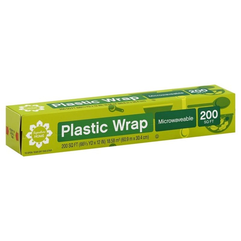 Signature Select Microwavable Plastic Wrap Roll (200 sq ft) from