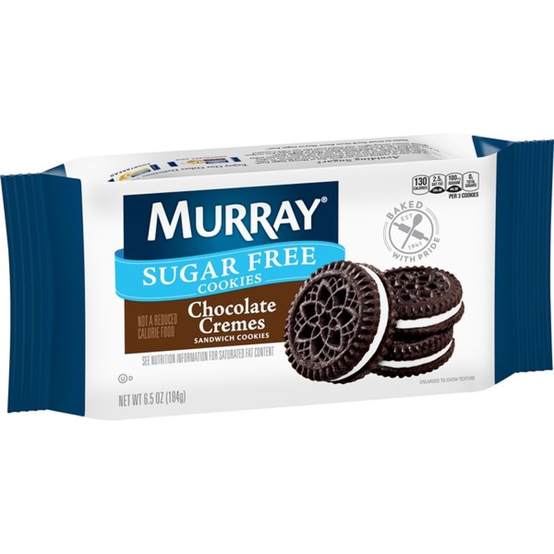 Murray Sugar Free Sandwich Cookies Chocolate Creme 6 5 Oz Instacart