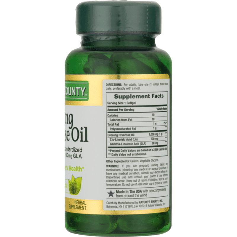 Nature's Bounty Evening Primrose Oil Rapid Release