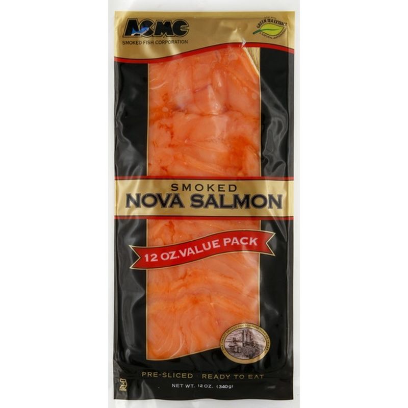 Acme Smoked Fish Smoked Nova Salmon Brooklyn Classic 12 Oz Instacart