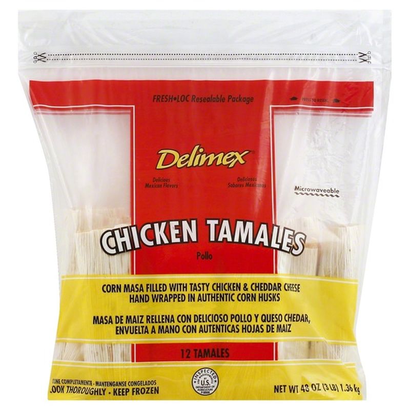 Delimex Tamales, Chicken (48 oz) Instacart