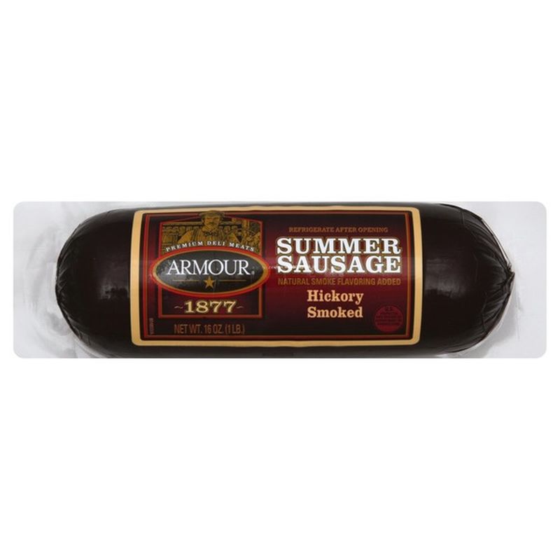 Armour 1877 Hickory Smoked Summer Sausage (16 oz) from HEB Instacart