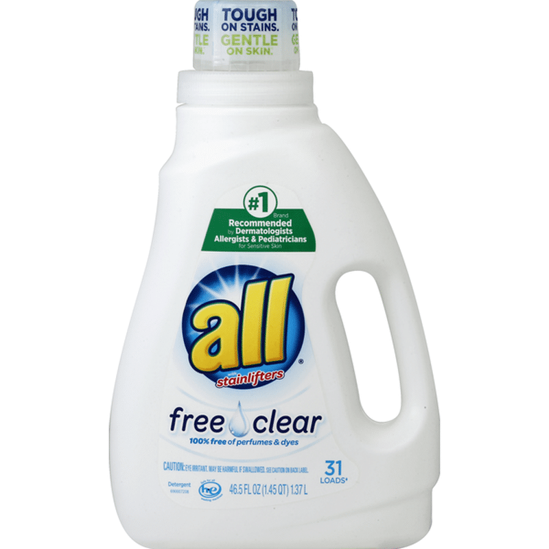 all Detergent, Free Clear (46.5 oz) Delivery or Pickup Near Me - Instacart