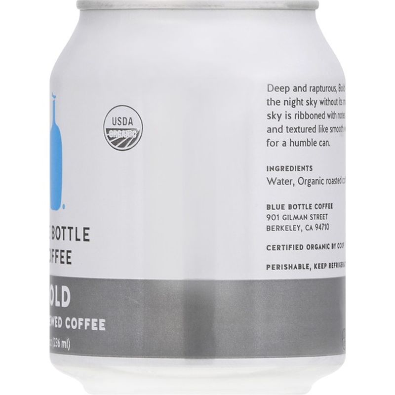 Blue Bottle Coffee Co. Coffee, Cold Brewed, Bold (8 oz) Instacart
