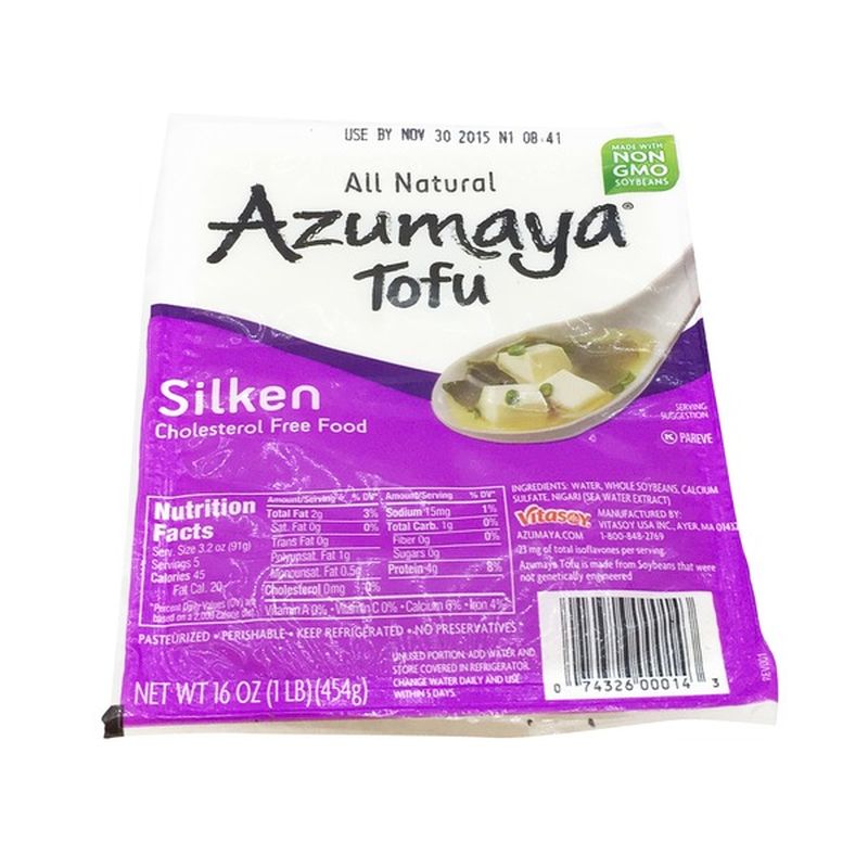 Azumaya Tofu, Silken (16 oz) from Falletti Foods - Instacart