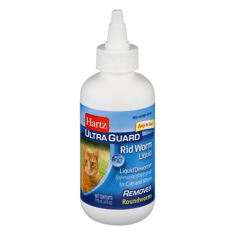 Hartz UltraGuard Rid Worm Liquid Dewormer (4 fl oz) Instacart