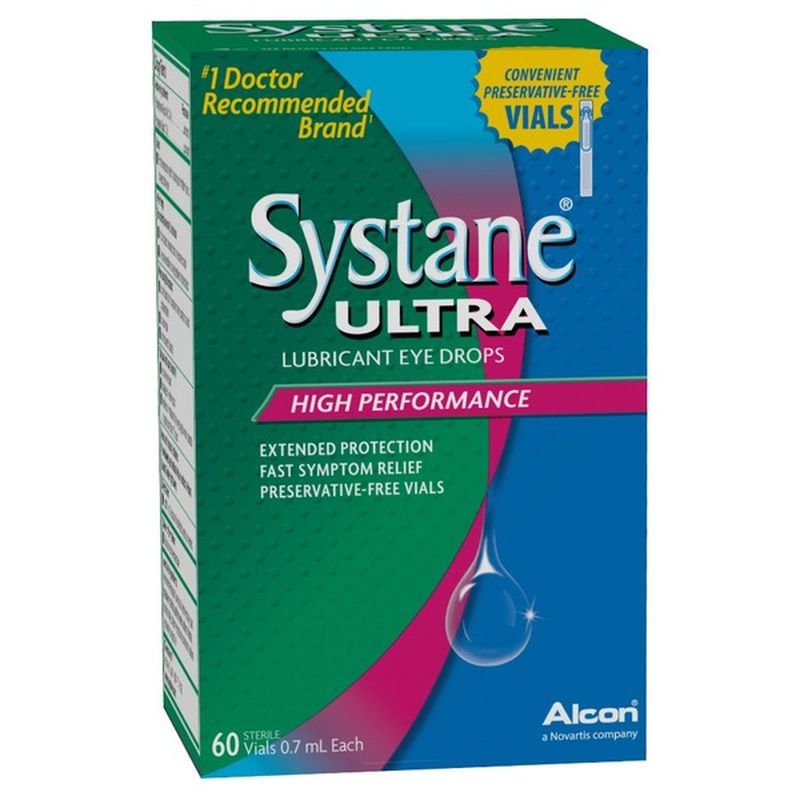 Systane Ultra Lubricant Eye Drops High Performance (0.7 ml) from H-E-B ...