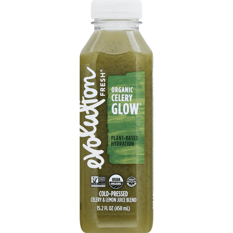 Evolution Fresh ColdPressed Organic Celery Glow Juice (450 ml) Instacart