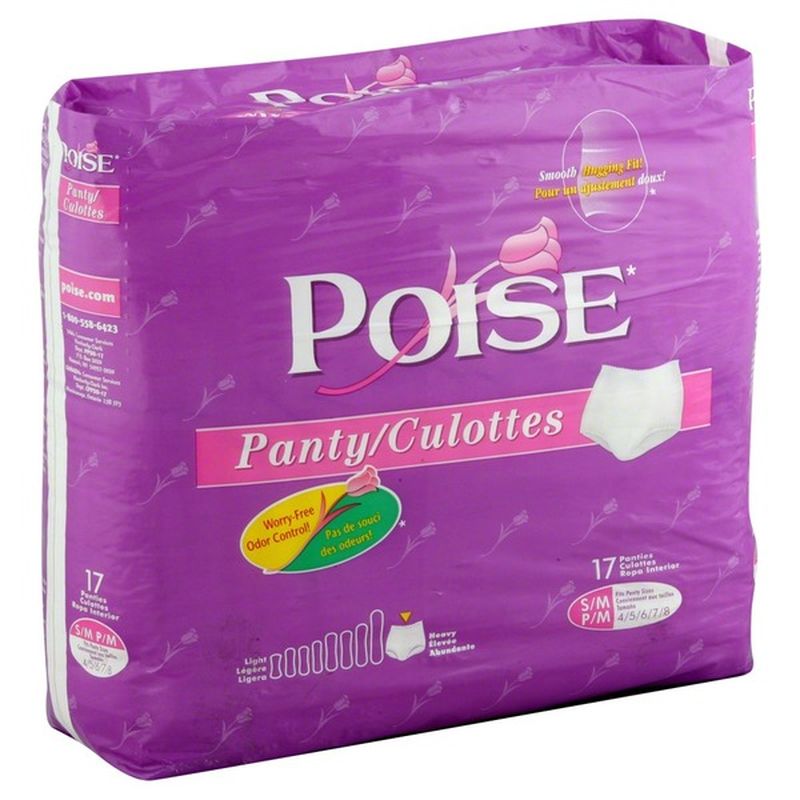 Poise Panties, S/M, Heavy (36 ) Instacart