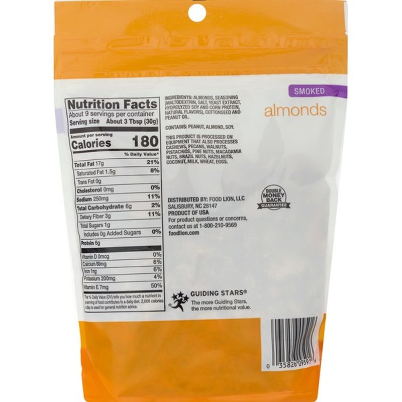 Food Lion Almonds, Smoked (10 oz) Instacart
