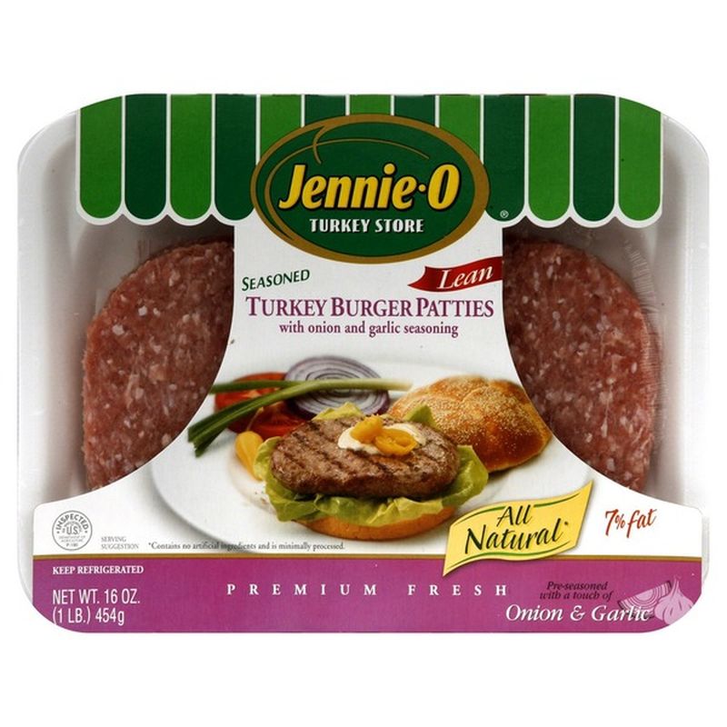 how to cook jennie o turkey burgers in the oven