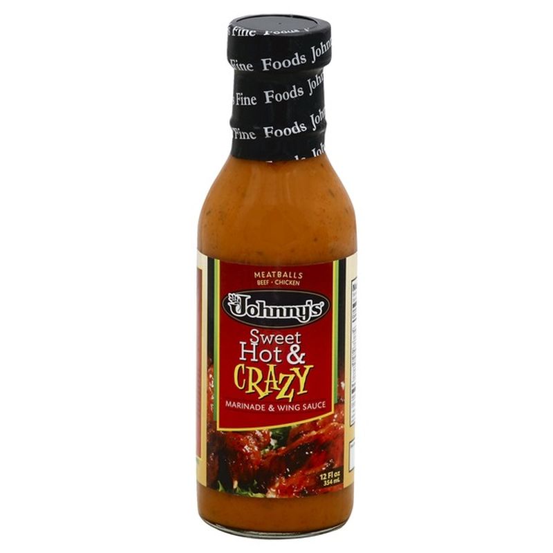 Johnny's Jamaica Me Sweet Hot & Crazy Marinade & Wing Sauce (12 fl oz