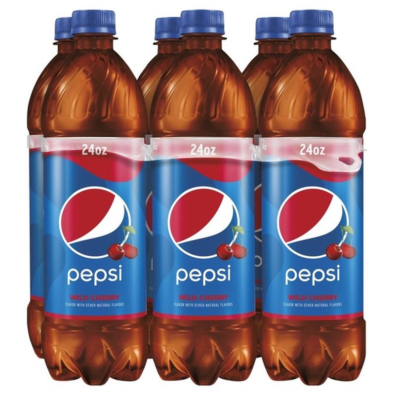 Pepsi Wild Cherry Soda (24 fl oz) - Instacart