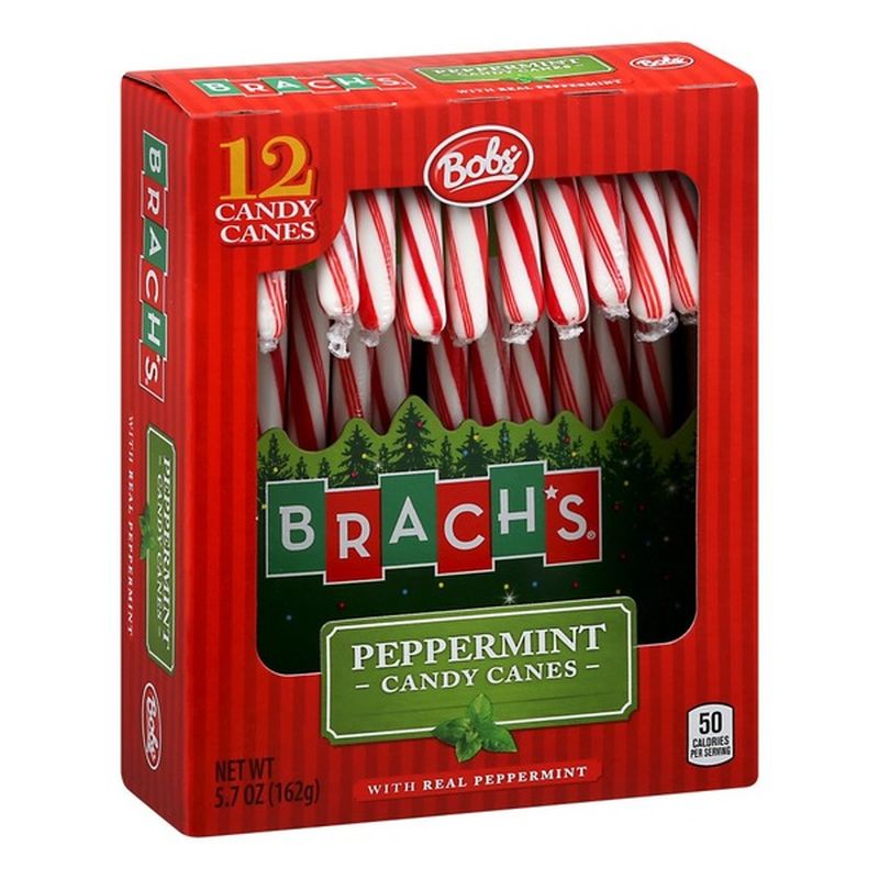 Brach's Candy Canes, Peppermint, with Real Peppermint (12 each) from