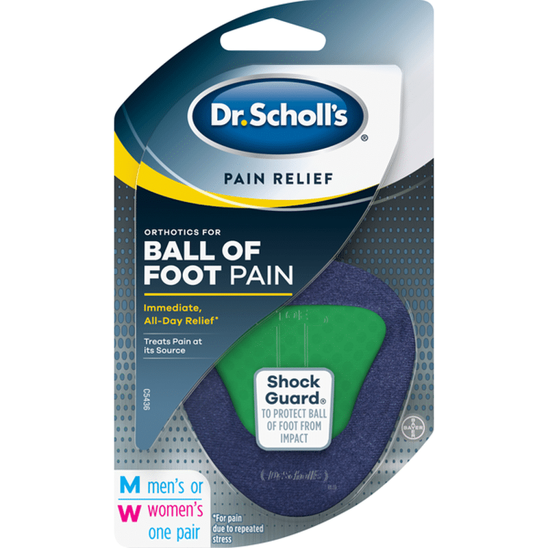Dr. Scholl's Insoles, Orthotics for Ball of Foot Pain, Men's or Women's (1 each) - Instacart