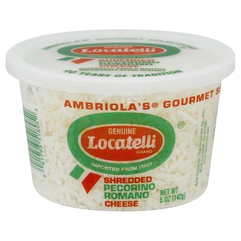 Anco Locatelli Cheese, Shredded, Pecorino Romano (5 oz) Instacart