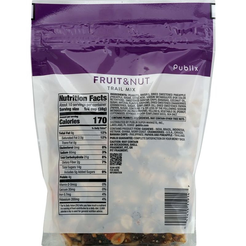 Publix Trail Mix, Fruit & Nut (14 oz) Instacart