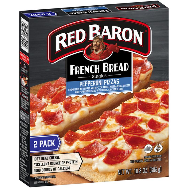 Red Baron French Bread Singles Pepperoni Pizzas (10.8 oz) Delivery or ...