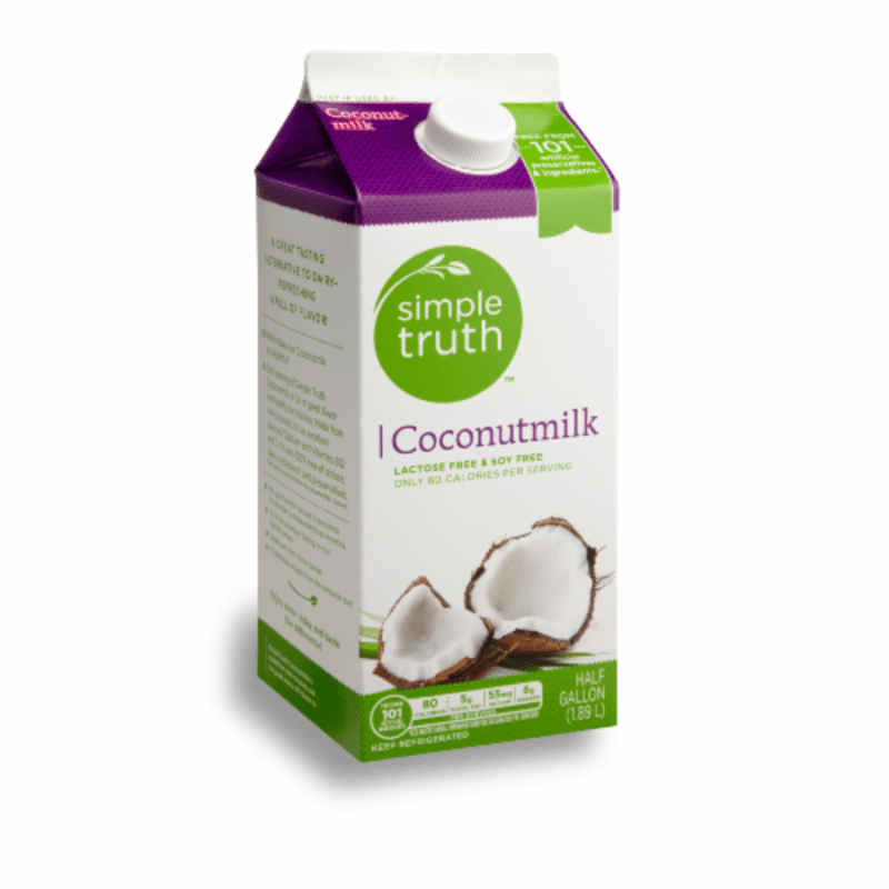 Kroger Simple Truth Lactose And Soy Free Coconut Milk (0.5 gal) Instacart