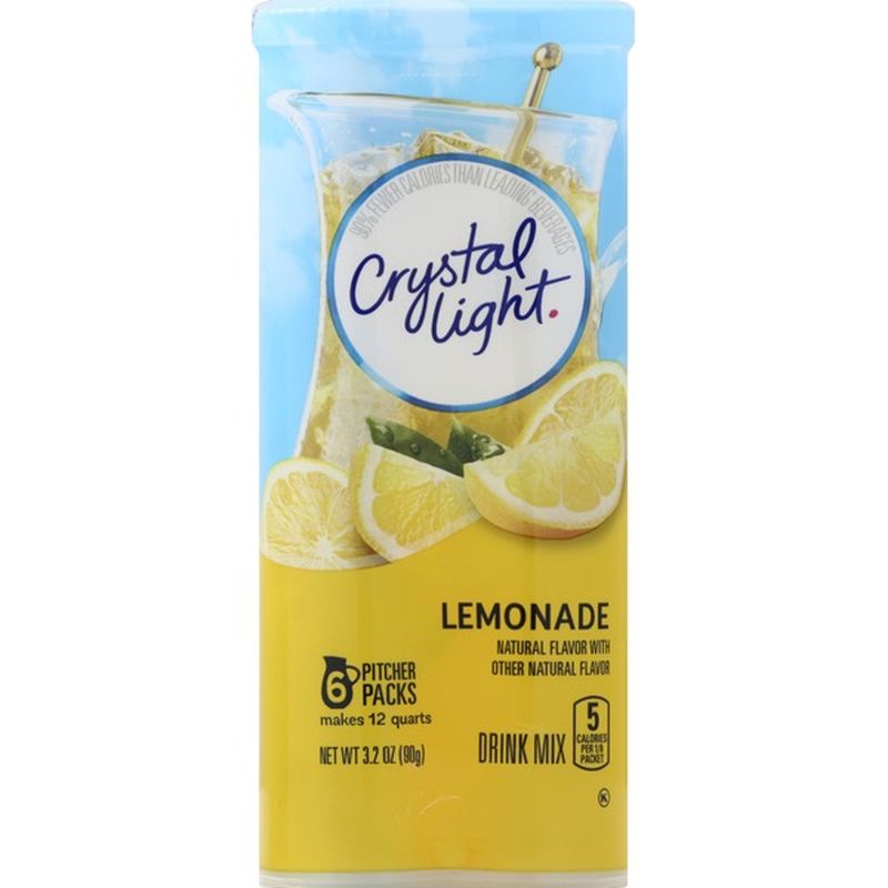 Crystal Light Lemonade Powdered Drink Mix (3.2 oz) - Instacart