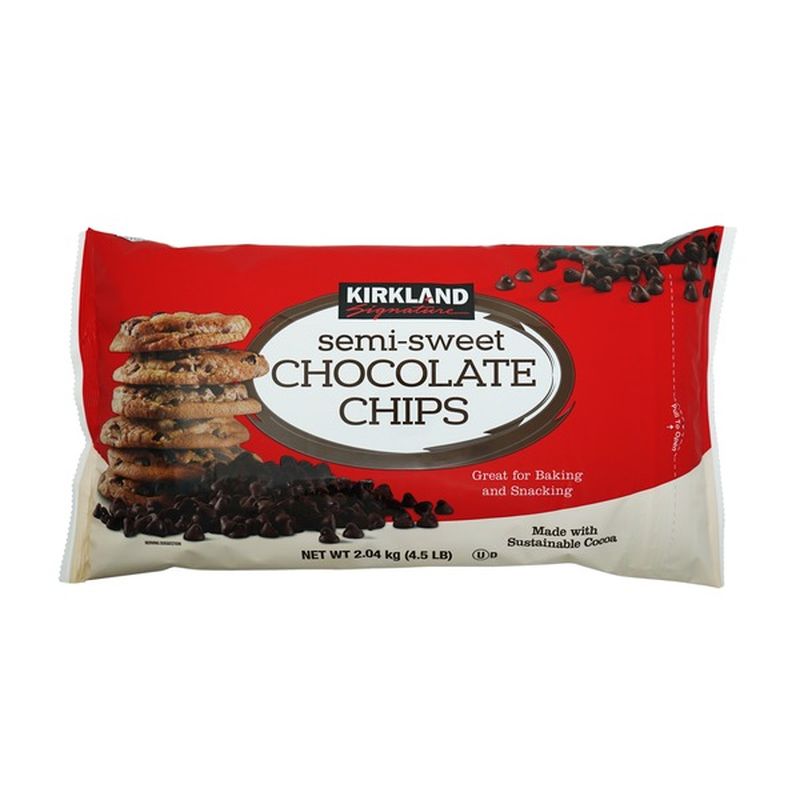 Kirkland Signature semi-sweet CHOCOLATE CHIPS (4.5 lb) - Instacart