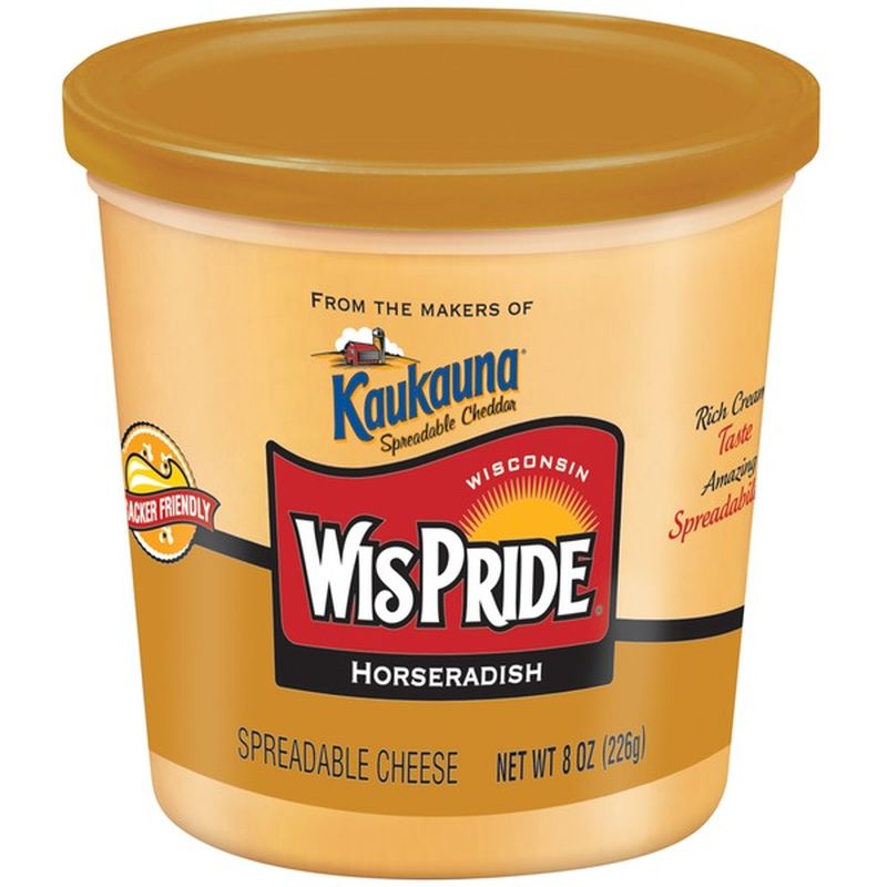 Wis Pride Horseradish Spreadable Cheese (8 oz) Instacart