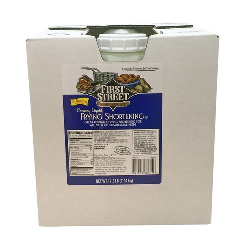 First Street Creamy Liquid Frying Shortening (17.5 lb) Instacart