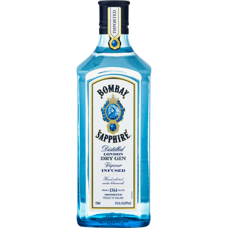 Bombay Sapphire Dry Gin (750 ml) Instacart