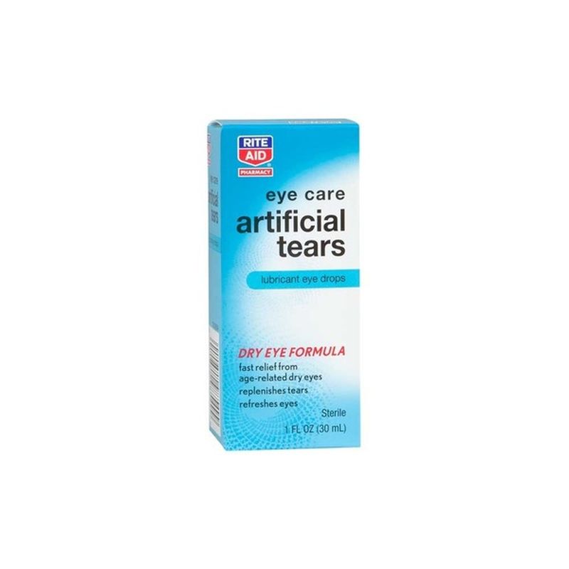 Rite Aid Artificial Tears, Lubricant Eye Drops 1 Oz. (0.109 qt) Instacart