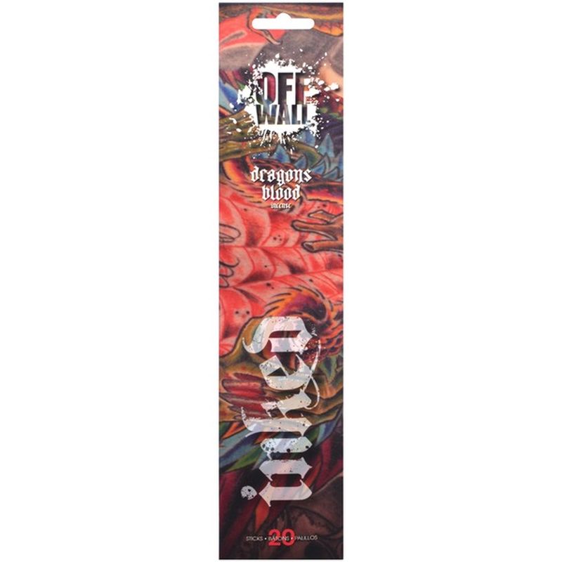 Off The Wall Inked Dragons Blood Incense Sticks Ct Instacart