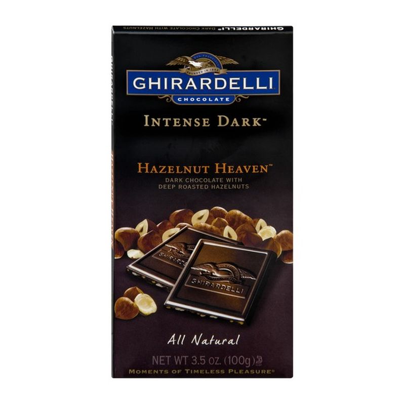 Ghirardelli Chocolate Intense Dark Chocolate Bar - Hazelnut Heaven ...