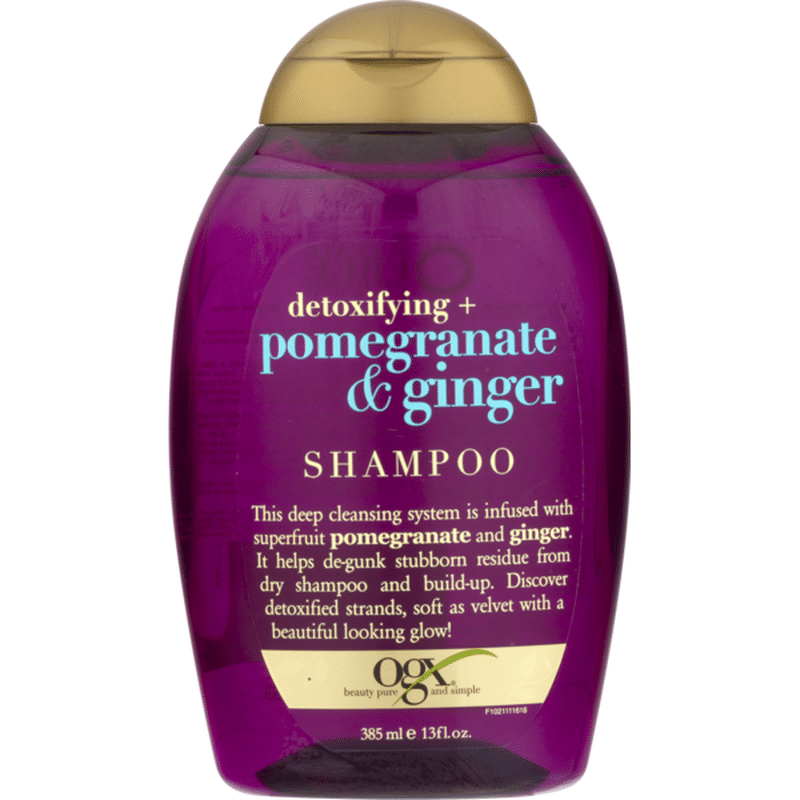 OGX Shampoo, Detoxifying + Pomegranate & Ginger (385 ml) Instacart