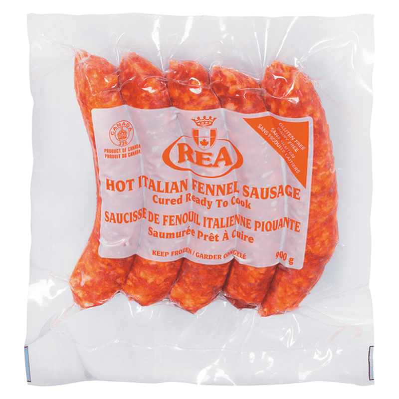 Rea Hot Italian Fennel Sausage (900 g) Instacart
