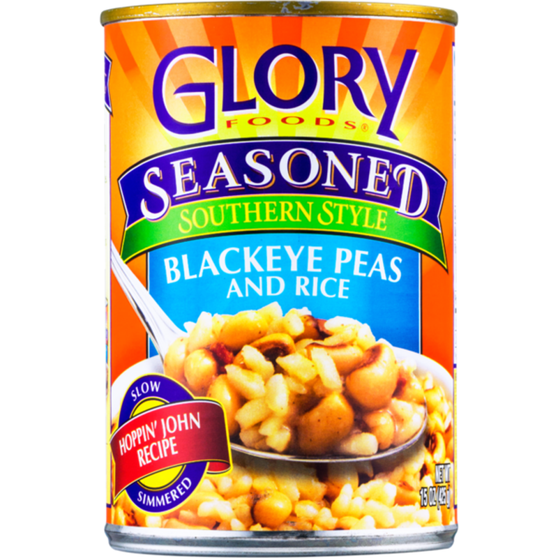 Glory Foods Seasoned Southern Style Blackeye Peas and Rice (15 oz