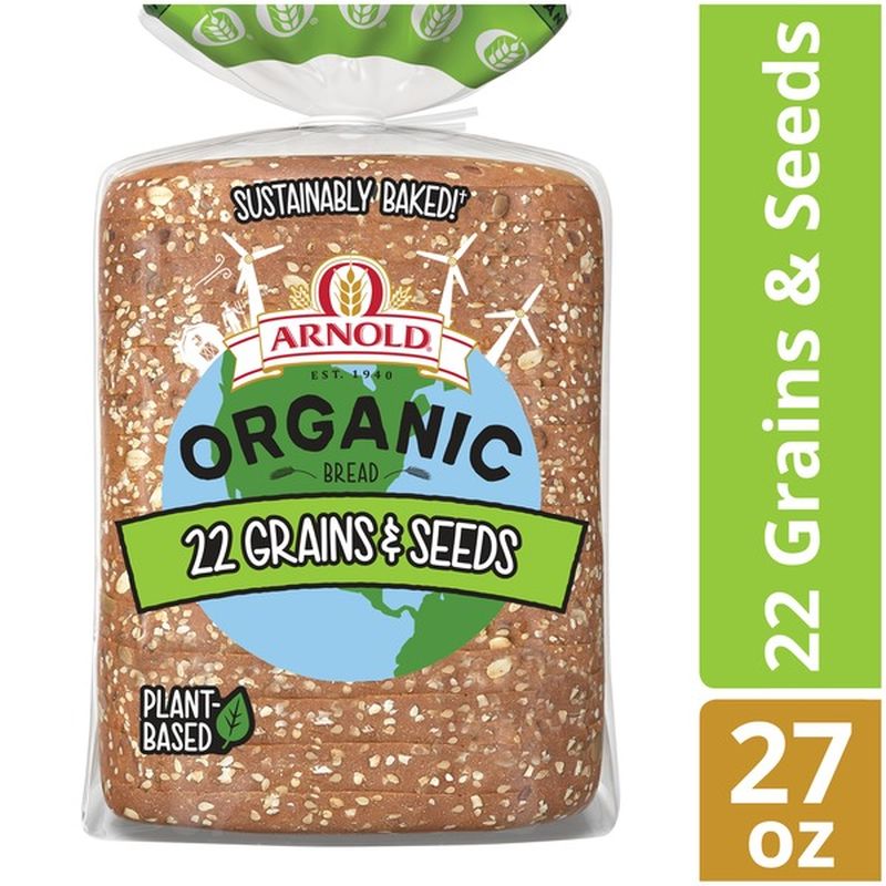 Arnold Organic 22 Grains & Seeds Bread (27 oz) from Sprouts Farmers ...