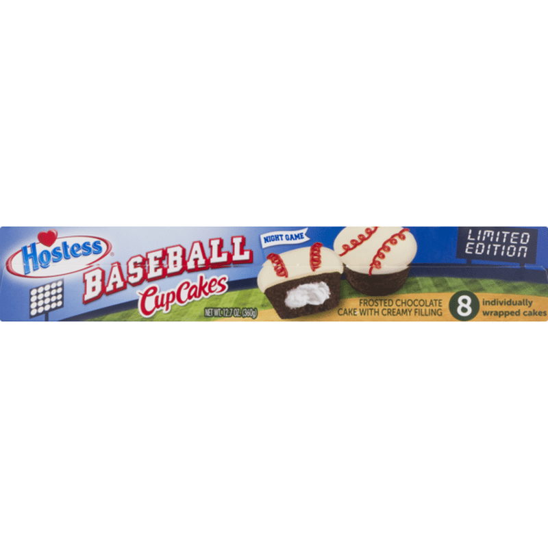 Hostess Baseball Cupcakes Chocolate (12.7 oz) from Albertsons - Instacart