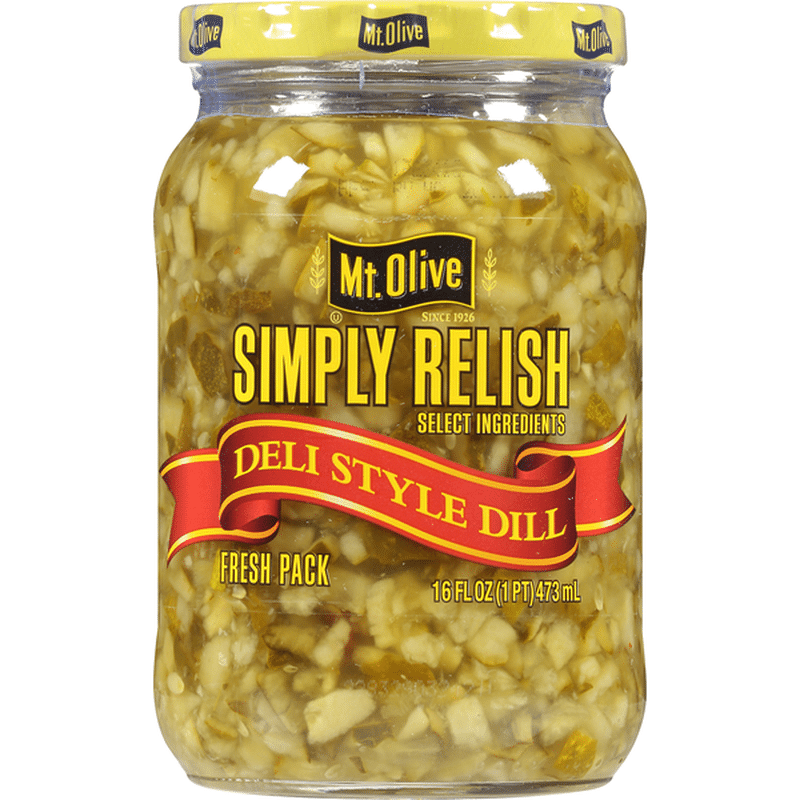 Mt. Olive Deli Style Dill Relish (16 fl oz) Instacart
