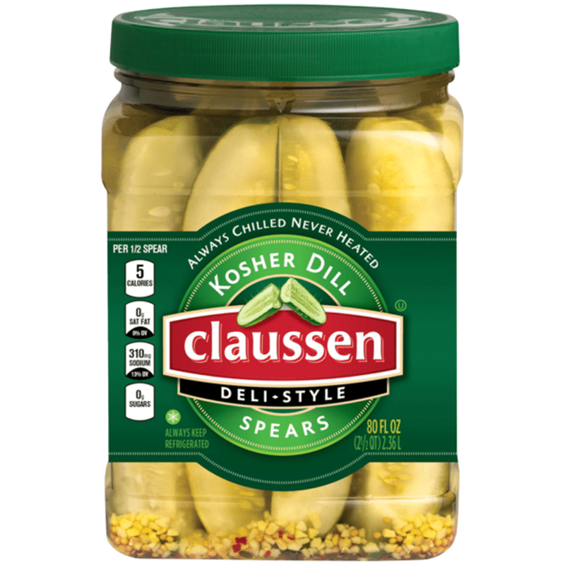 Claussen Deli Style Kosher Dill Spears (80 fl oz) from Costco Instacart