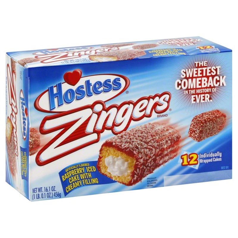 Hostess Zingers Raspberry Cakes (16.1 oz) Instacart