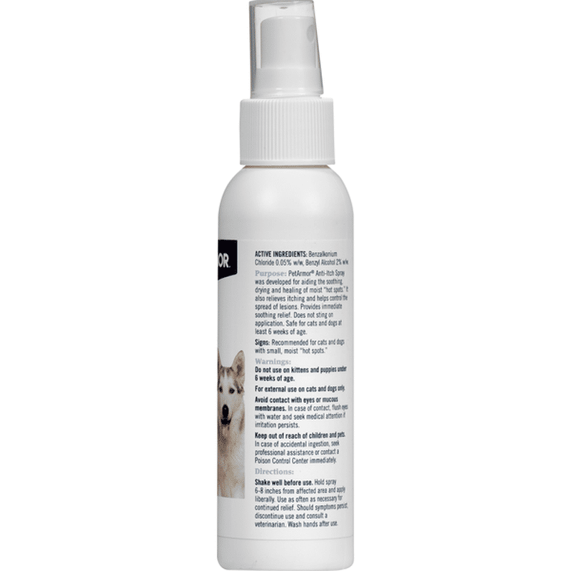 PetArmor Anti-Itch Spray, for Dogs and Cats (4 oz) - Instacart