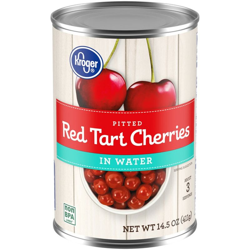 Kroger Red Tart Pitted Cherries In Water